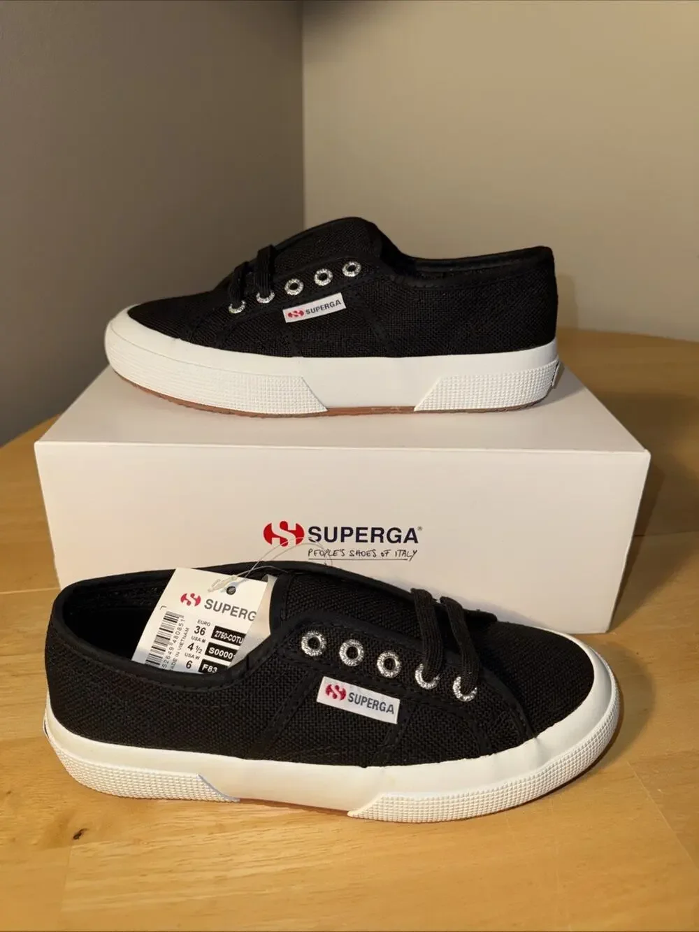 Superga Unisex 2750 Cotu Classic Grey Sage Trainers Mens US 4.5 Womens 6
